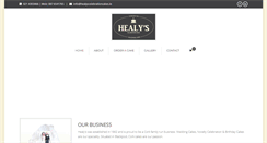 Desktop Screenshot of healyscelebrationcakes.ie